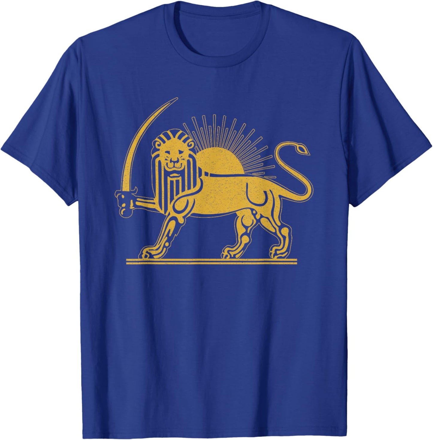 Iran Persis Persia Persian Fars Iranian Lion Sun T-Shirt - T-Shirt | Royal