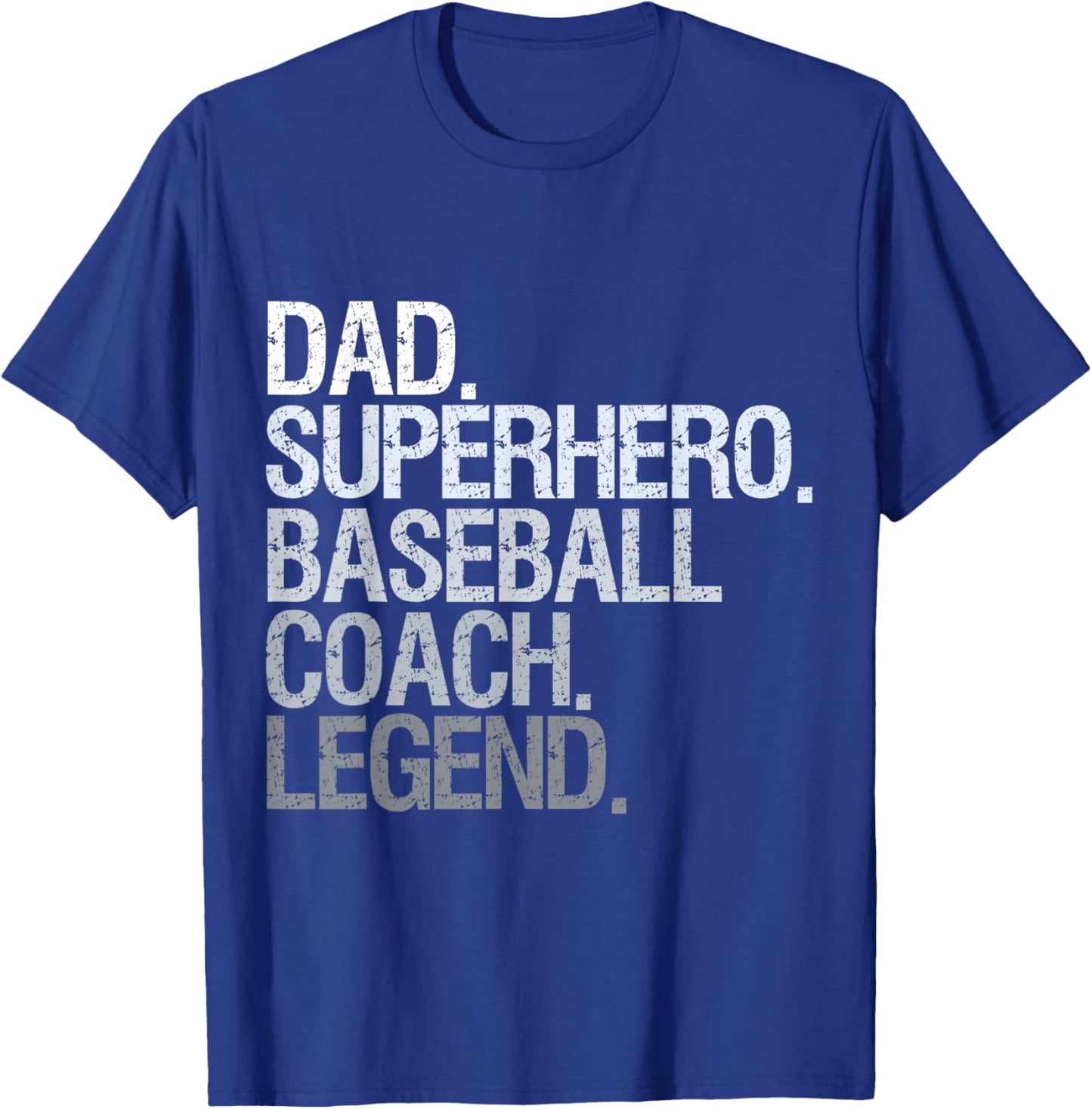 Baseball Coach dad T-Shirt - T-Shirt | Royal