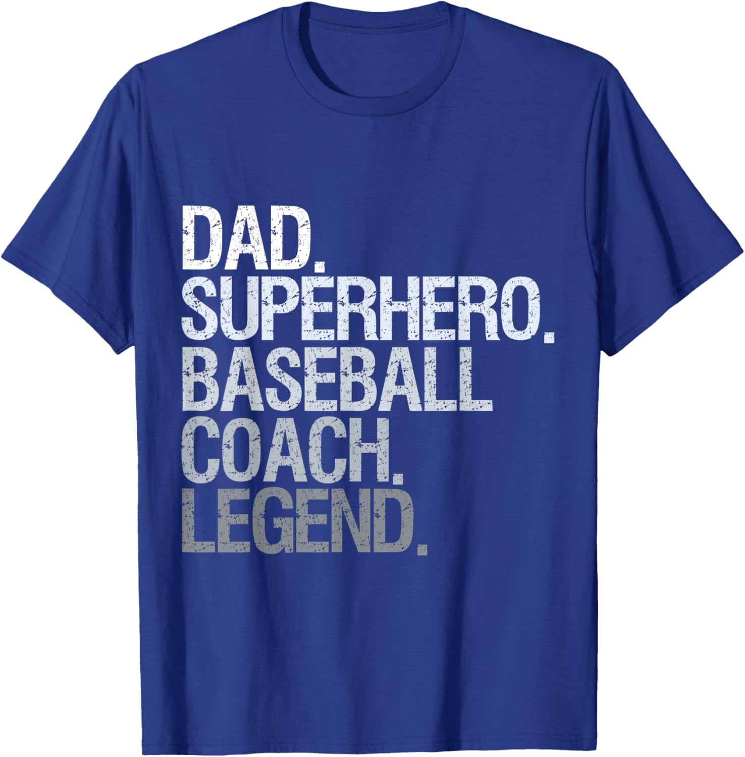 Baseball Coach dad T-Shirt - T-Shirt | Royal