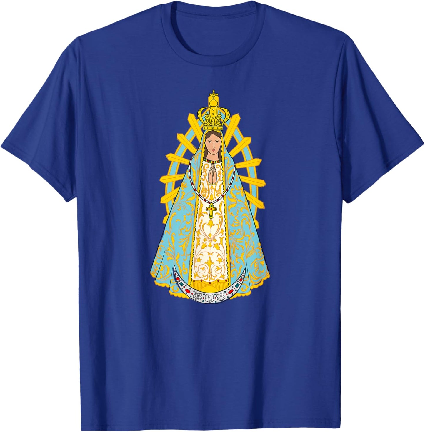 Lady of Lujan - Lady of Lujan - Virgen de Lujan T-Shirt - T-Shirt | Royal