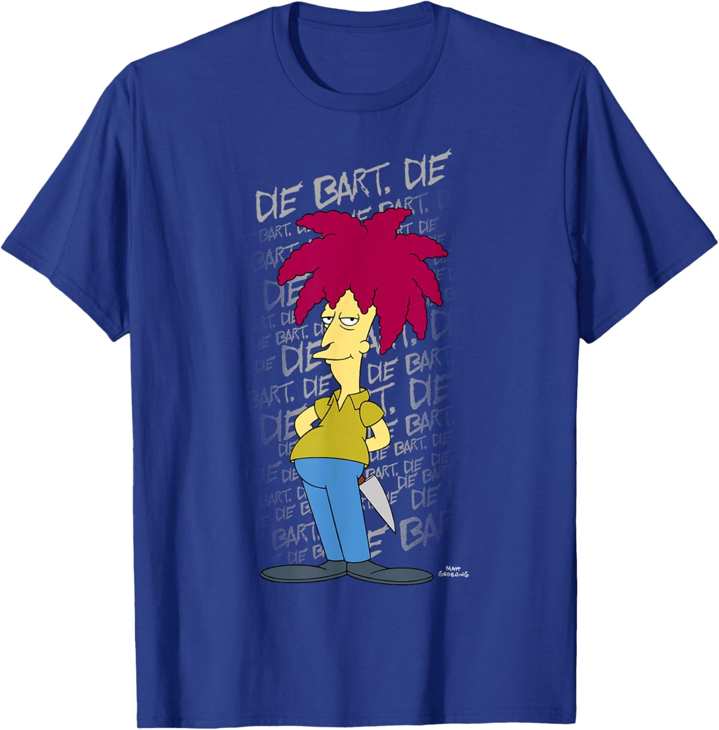 The Simpsons Sideshow Bob Die Bart Die V1 T-Shirt - T-Shirt | Royal