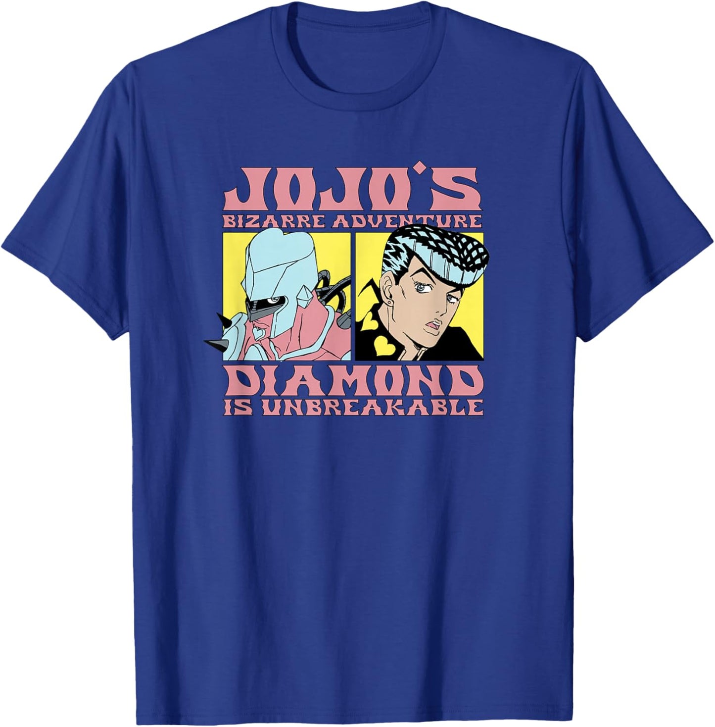 JoJo Part 4 Josuke and Shining Crazy Diamond Drawing Anime T-Shirt - T-Shirt | Royal