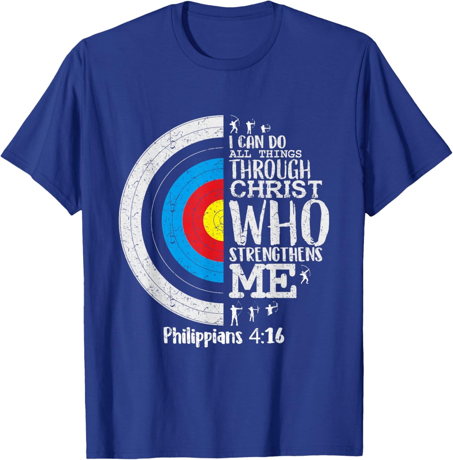 Cute Archery Shirts Archery Shirt For Girls Philippians 4 16 T-Shirt - T-Shirt | Royal