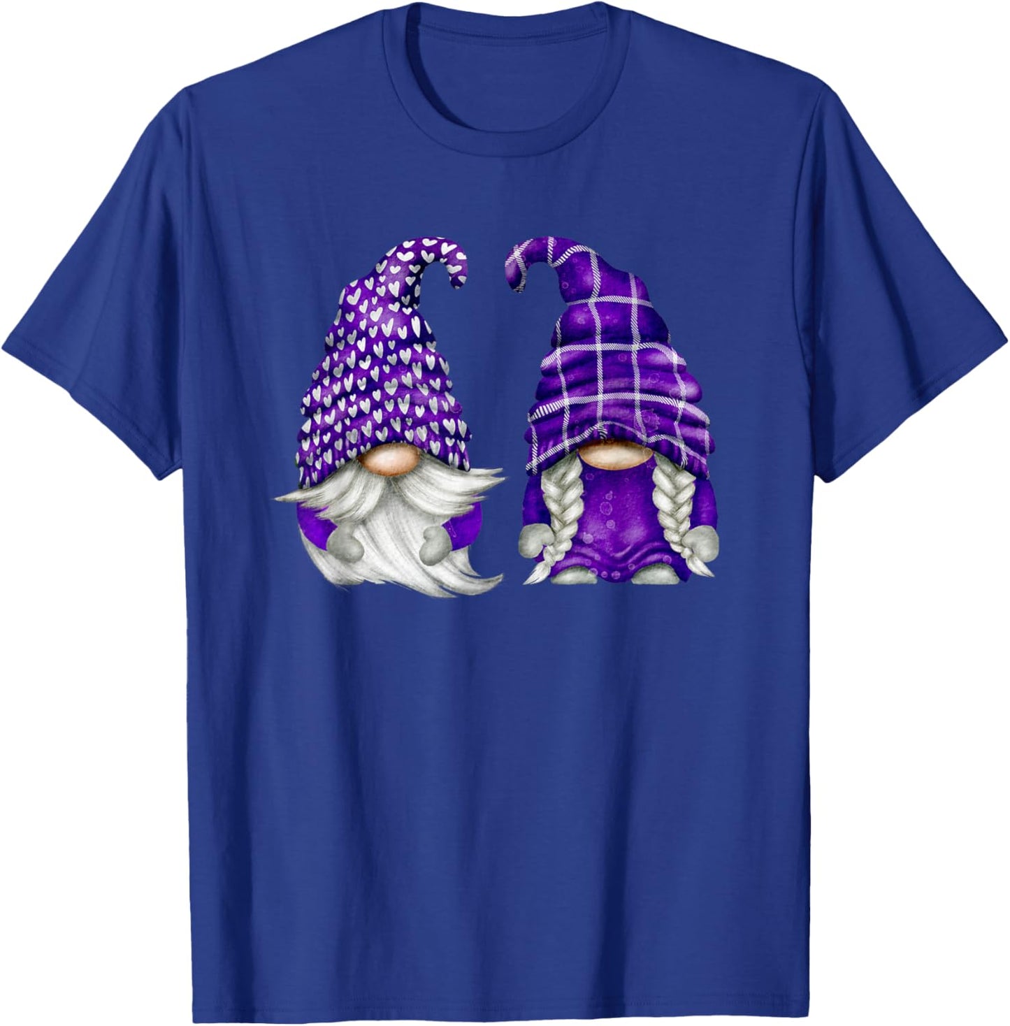 Purple Gnome Spring Aesthetic and Summer Lavender T-Shirt - T-Shirt | Royal