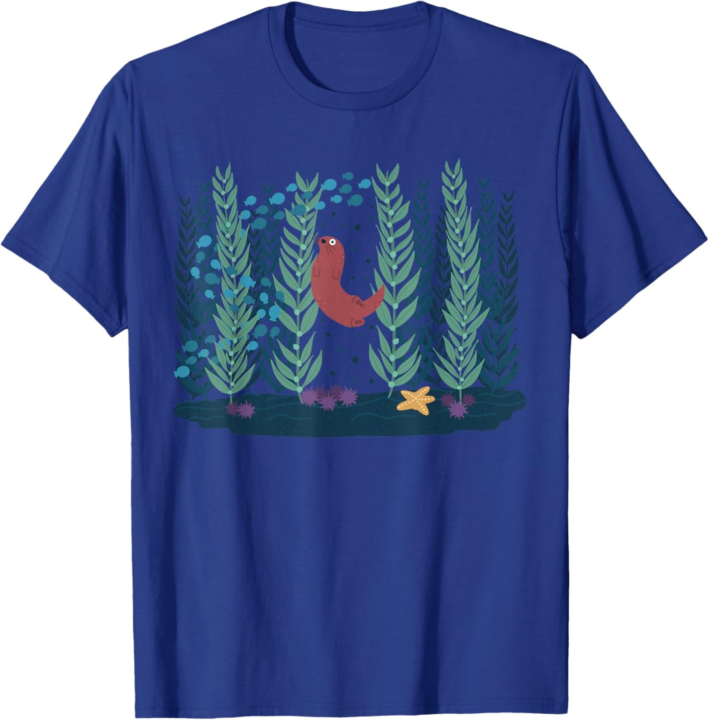 Help The Kelp Cute Marine Biologist Kelp Forest Ecosystems T-Shirt - T-Shirt | Royal