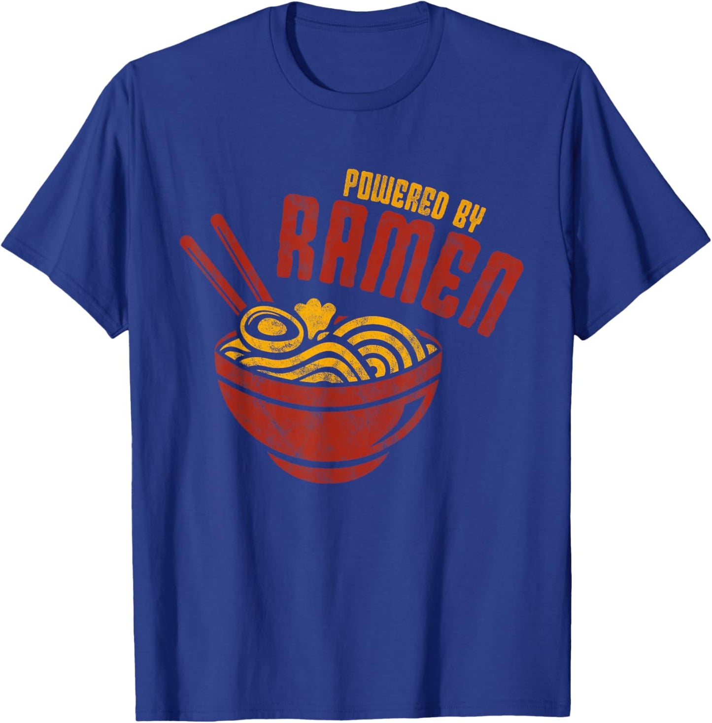 Powered by Ramen Japanese Love Anime Noodles T-Shirt - T-Shirt | Royal