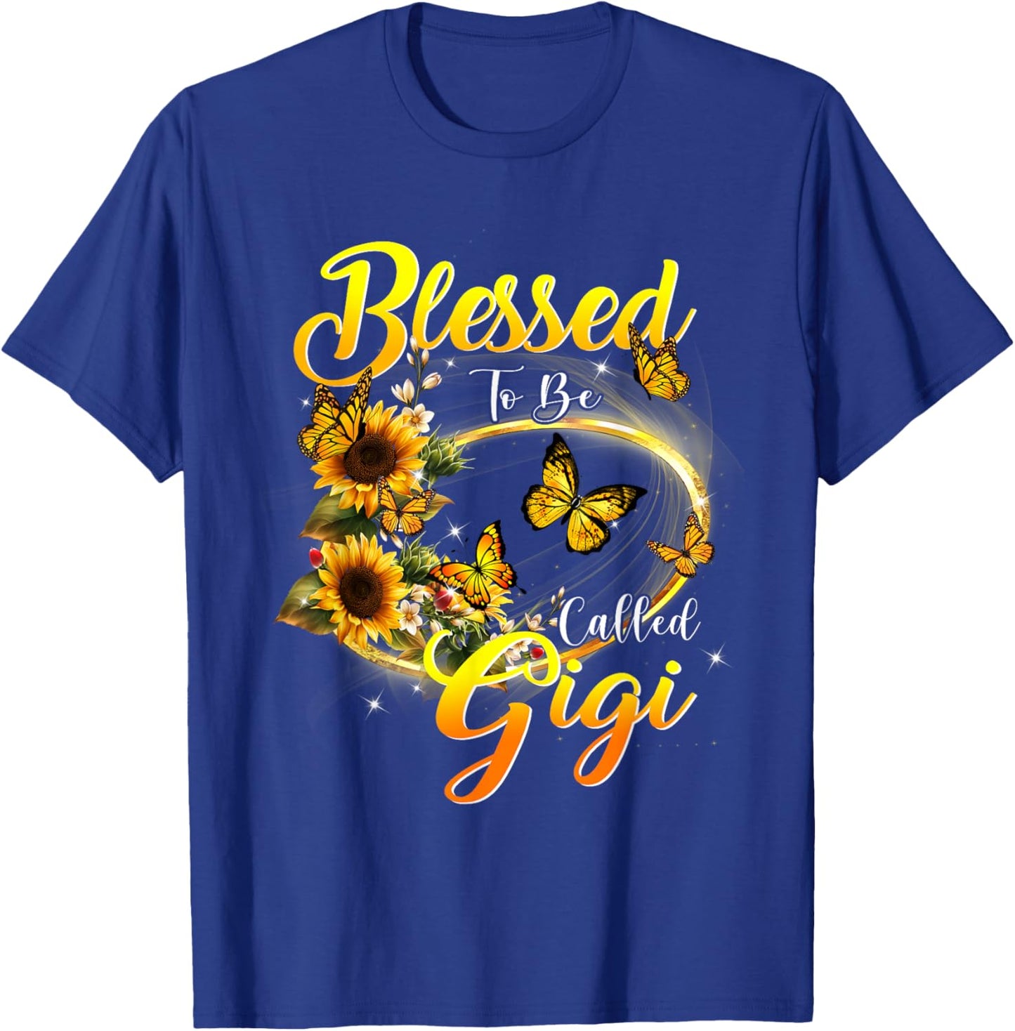 Blessed to be called Gigi Shirt Sunflower Lovers Grandma T-Shirt - T-Shirt | Royal