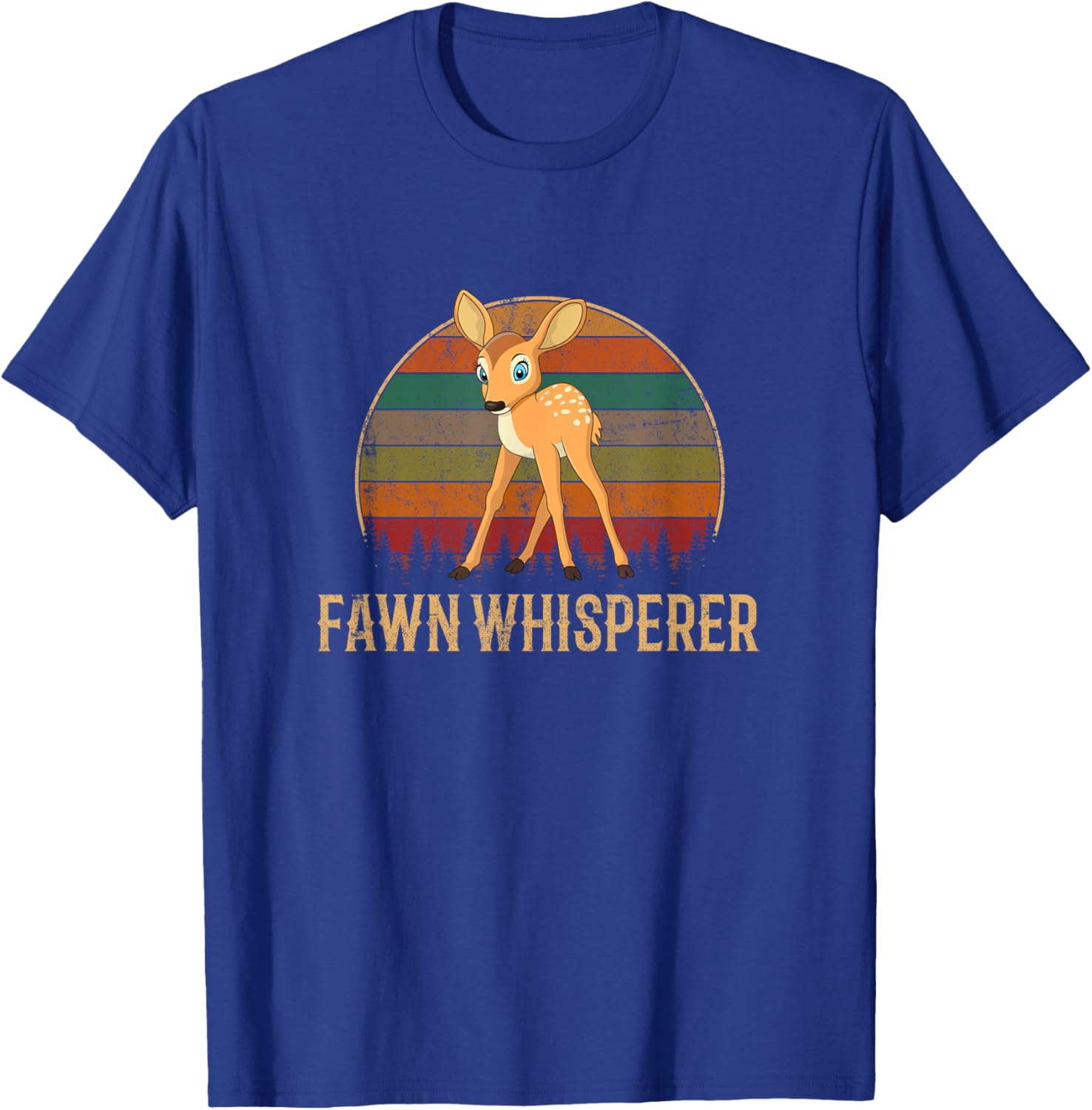 Fawn whisperer, deer fawn T-Shirt - T-Shirt | Royal