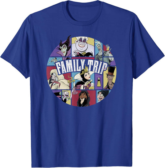 Disney Villains Wicked Circle Group Family Trip Vacation T-Shirt - T-Shirt | Royal