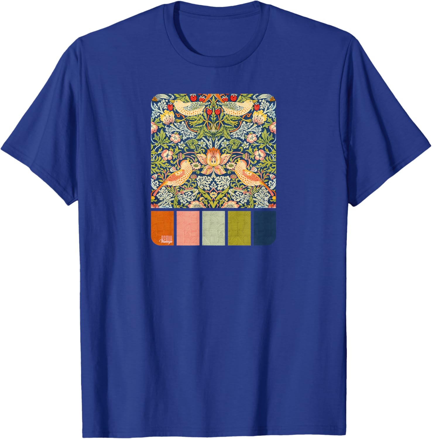 Color Swatch Collection No.2, Bird Lovers T-Shirt - T-Shirt | Royal