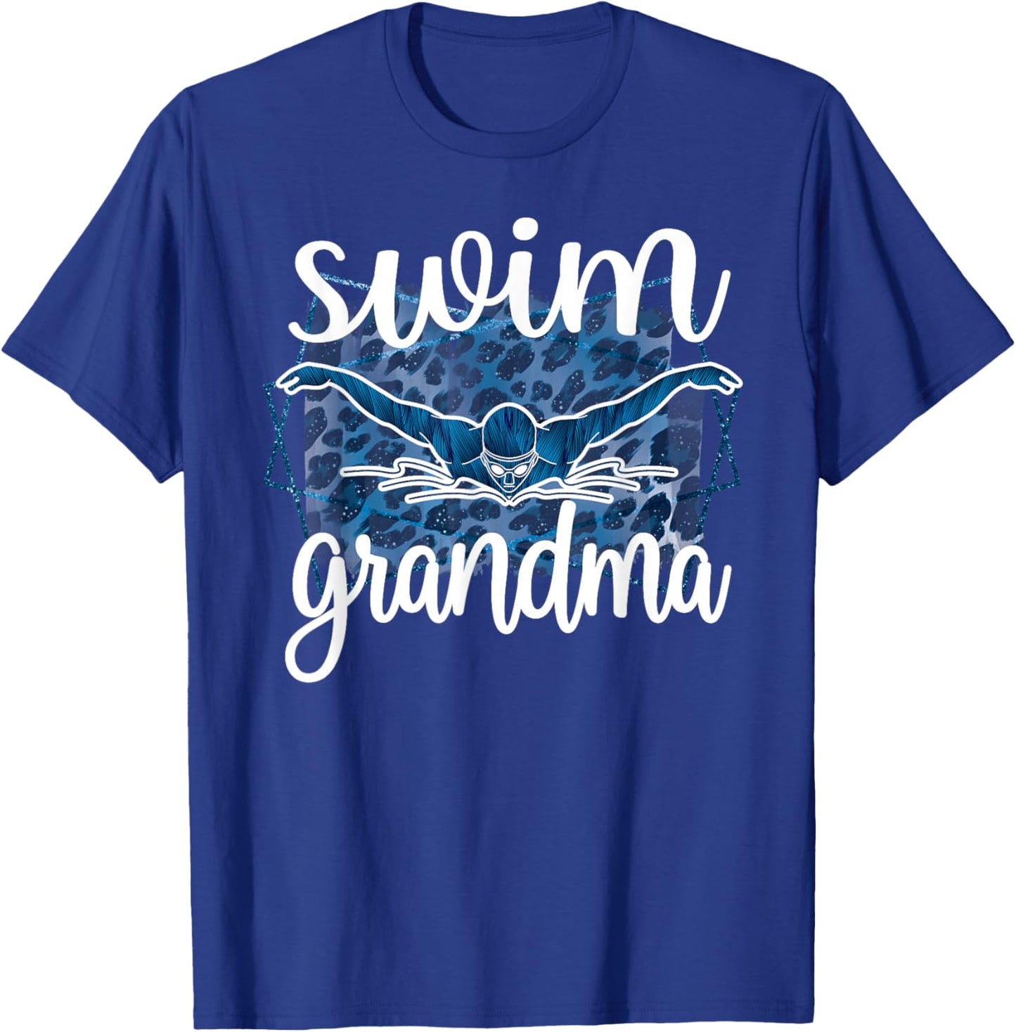 Swim Grandma Proud Swim Grandmother Of A Swimmer T-Shirt - T-Shirt | Royal