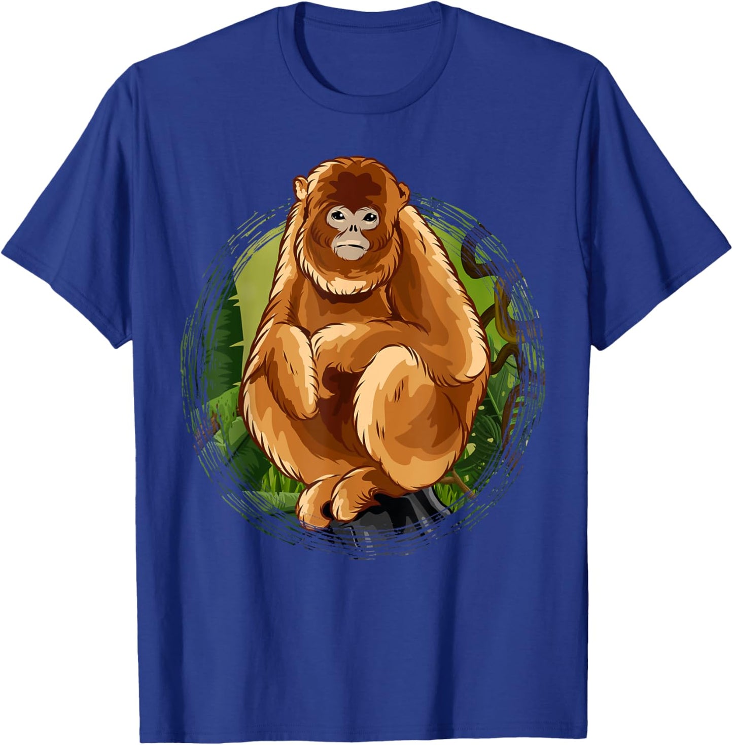 Golden Snub-Nosed Monkey Cute Monkey T-Shirt - T-Shirt | Royal