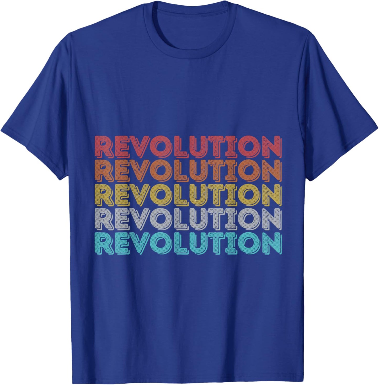 Vintage Retro Revolution T-Shirt - T-Shirt | Royal