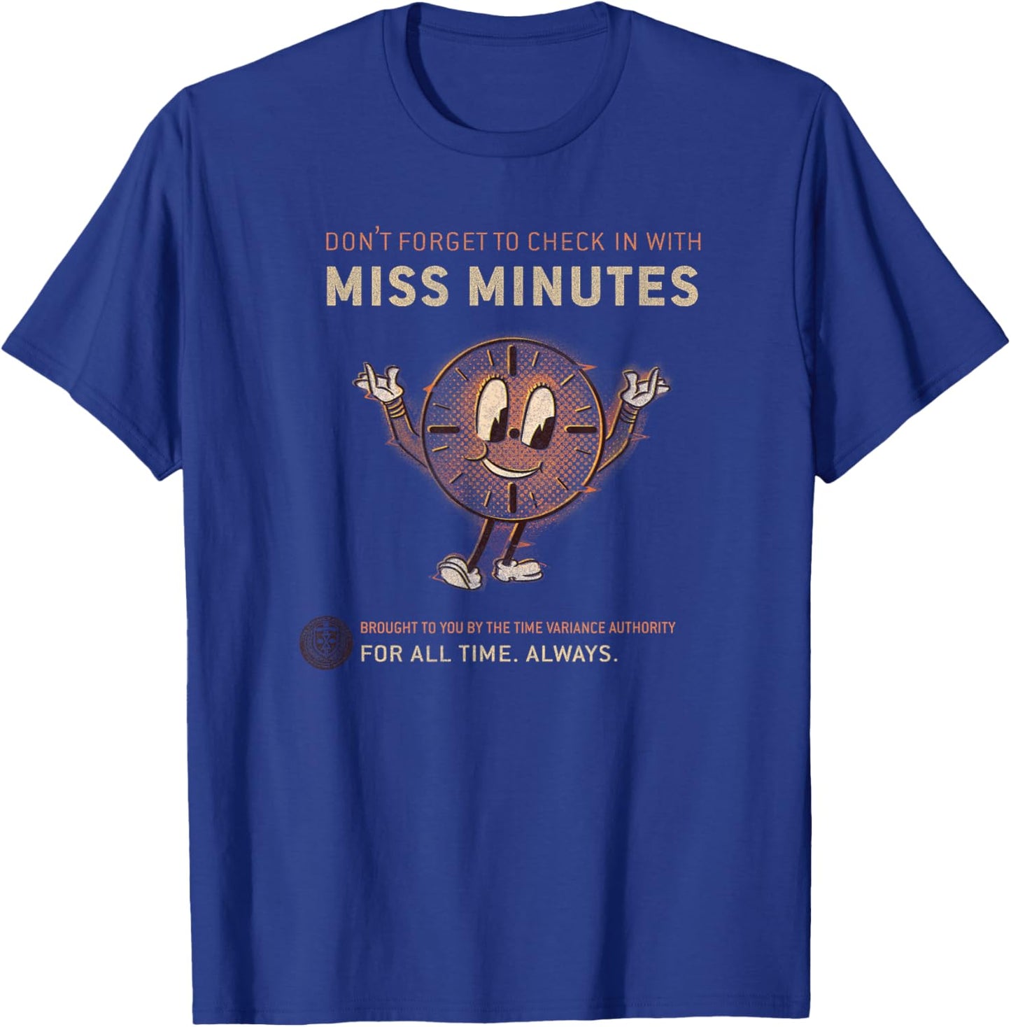 Marvel Loki Don't Forget to Check in with Miss Minutes Small T-Shirt - T-Shirt | Royal