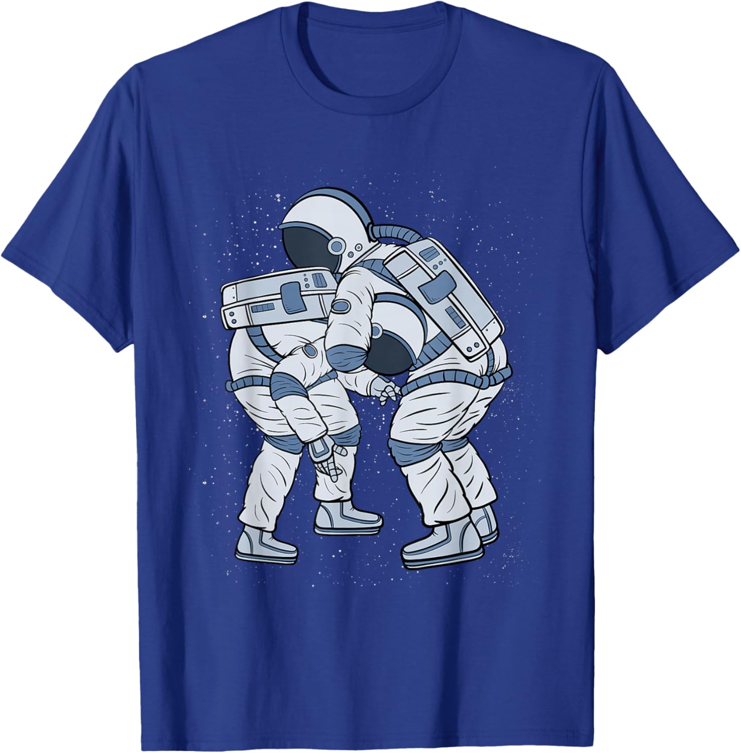 Jiu-Jitsu Astronaut Jiu Jitsu BJJ Martial Arts Combat Sport T-Shirt - T-Shirt | Royal