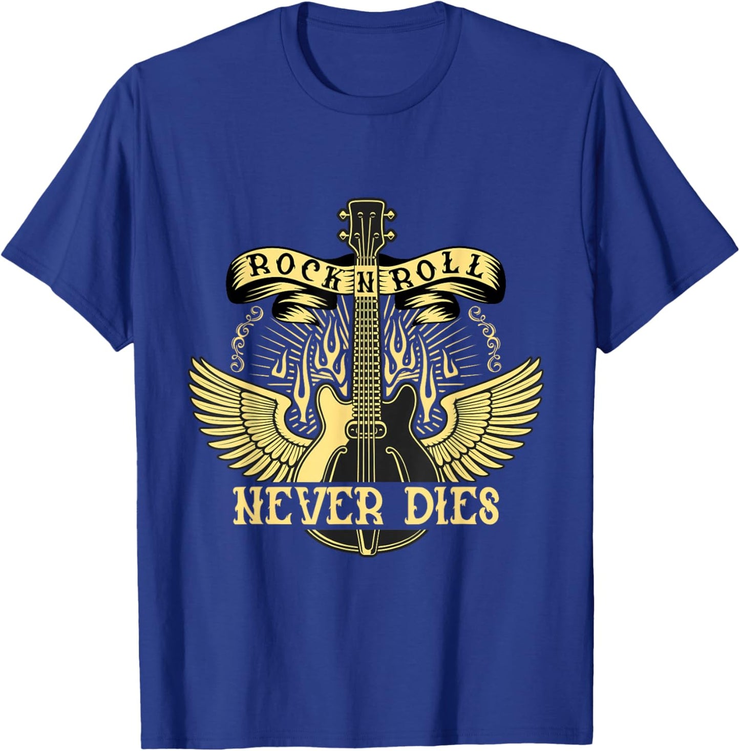 Sock hop costume greaser Babe - Rock N Roll Never Dies T-Shirt - T-Shirt | Royal