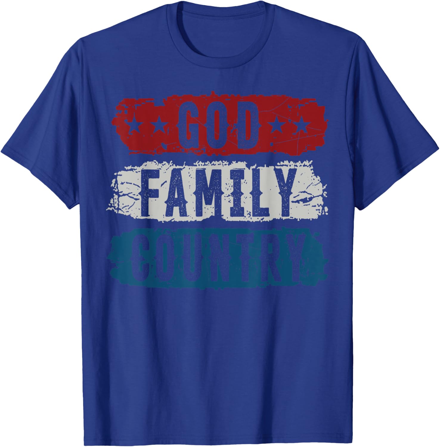 God Family Country T-Shirt - T-Shirt | Royal