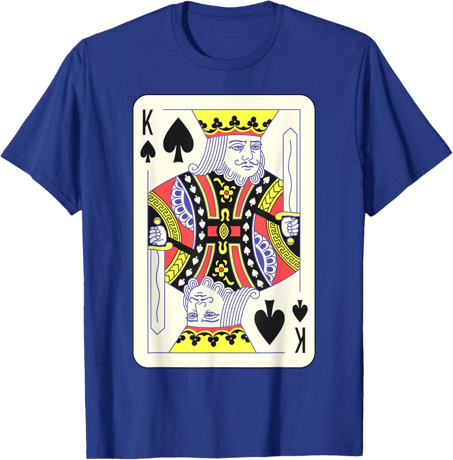 King of Spades Playing Card | Couples Halloween Costume T-Shirt - T-Shirt | Royal