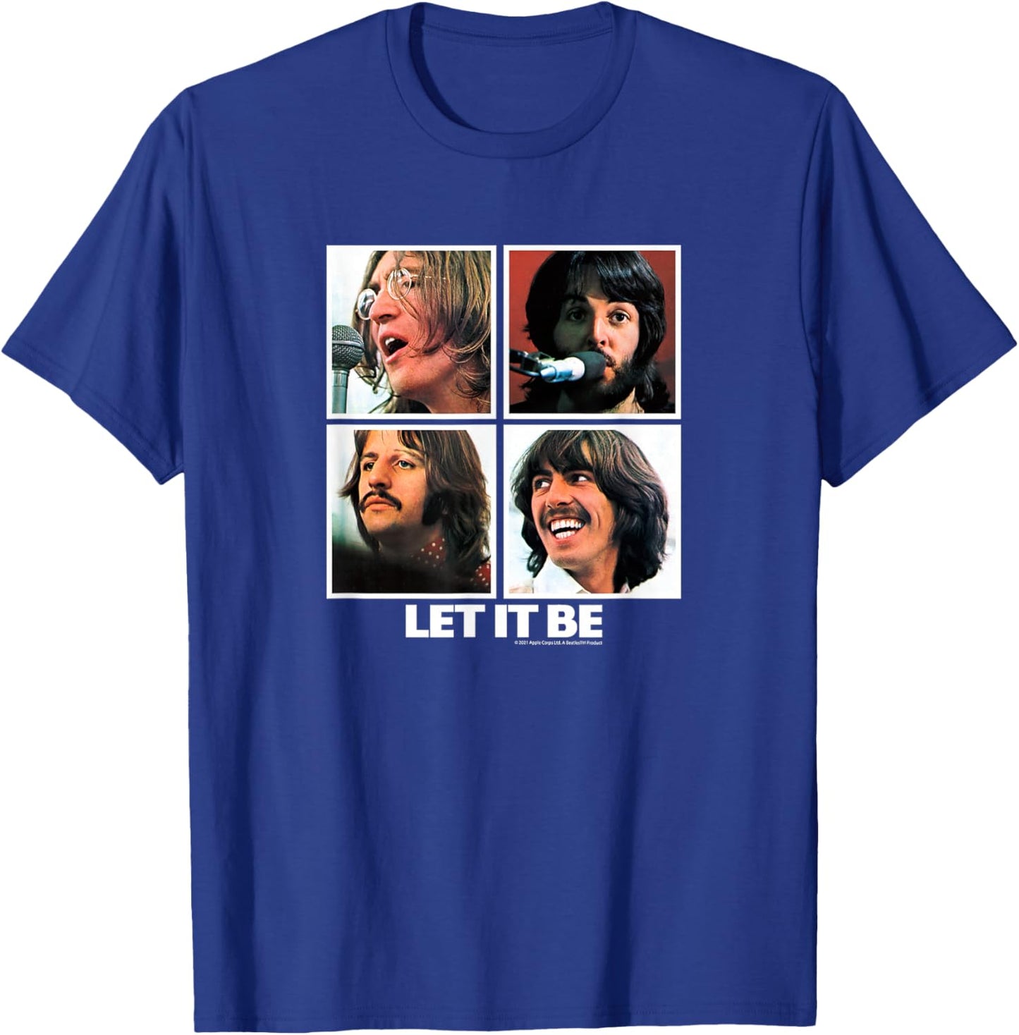 The Beatles Let It Be Square T-Shirt - T-Shirt | Royal