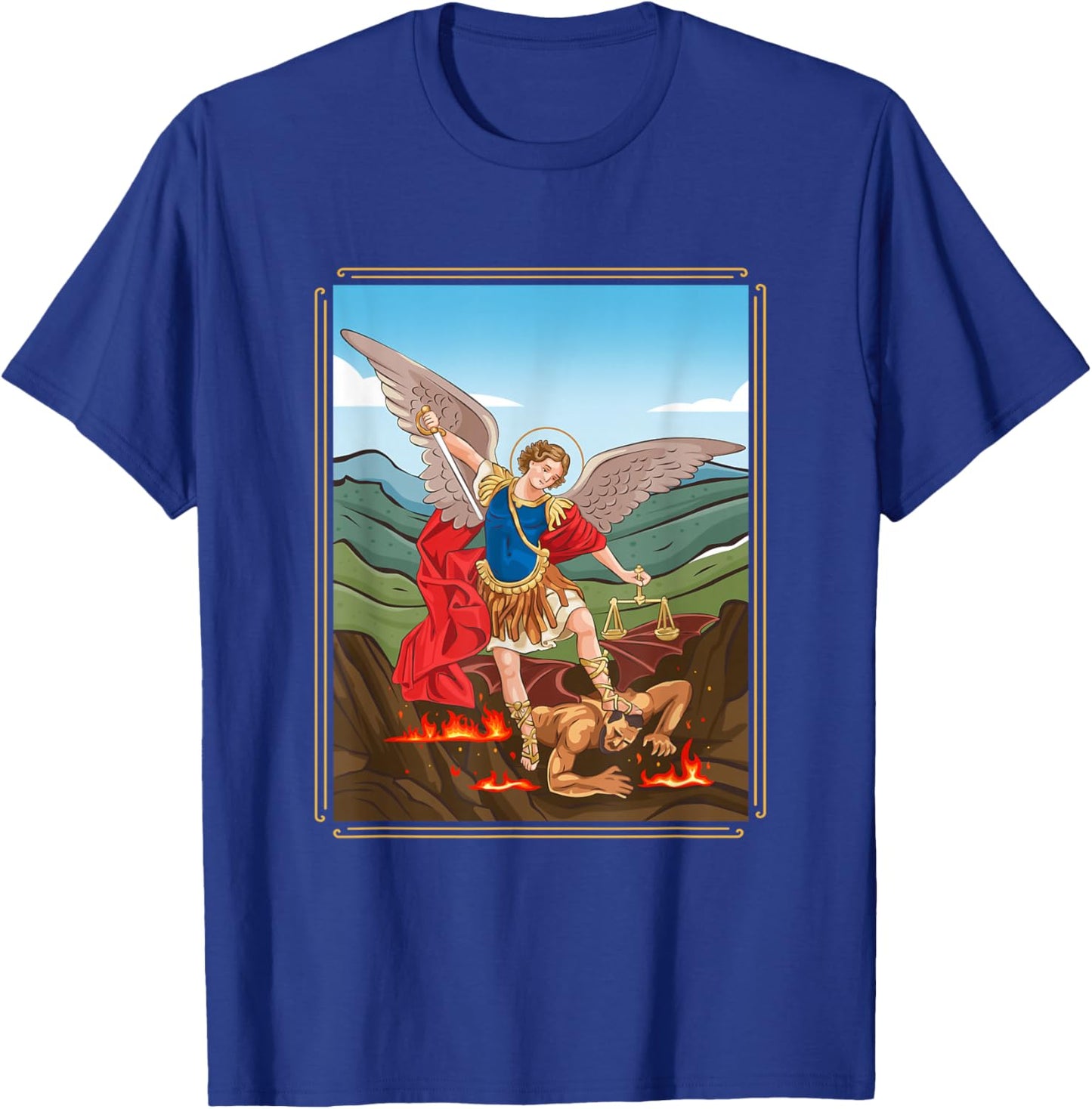 The Holy Archangel Michael T-Shirt - T-Shirt | Royal