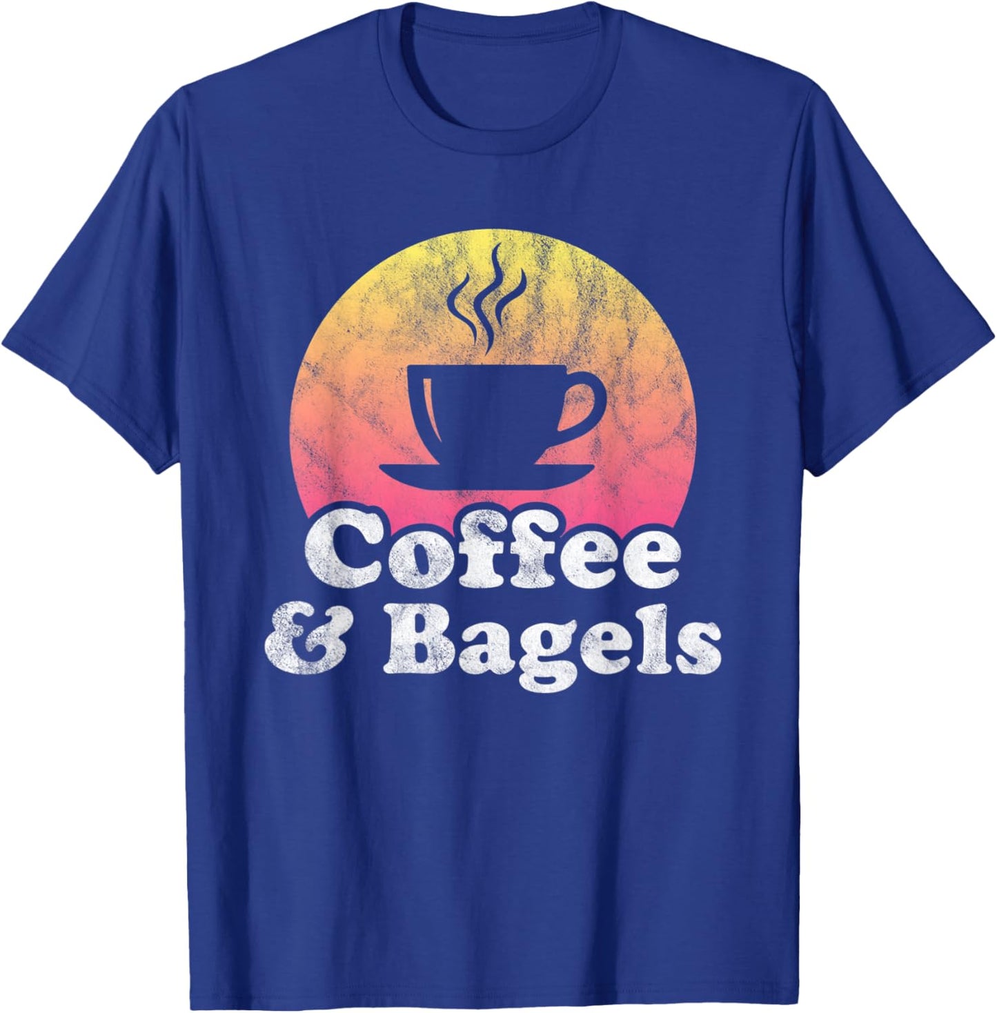 Coffee and Bagels T-Shirt - T-Shirt | Royal