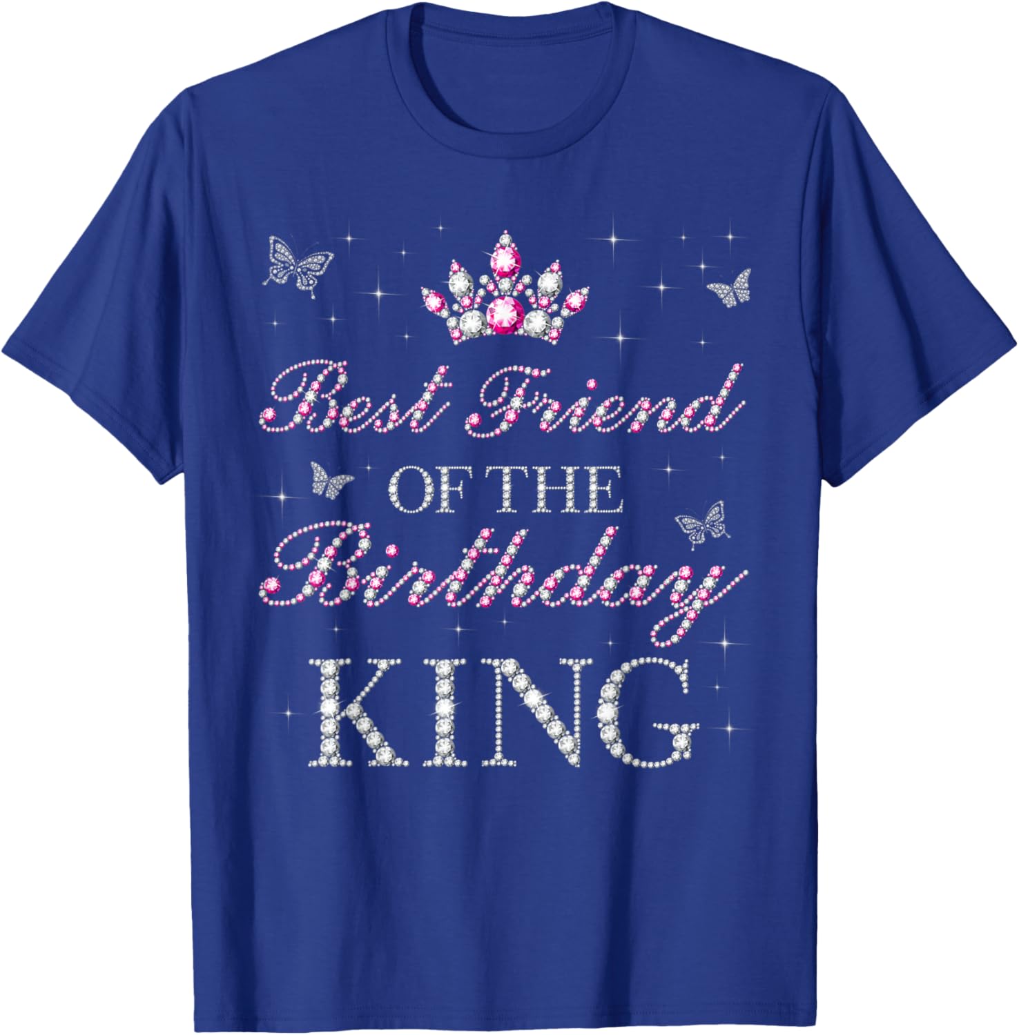 Best Friend Of The Birthday King Birthday Party T-Shirt - T-Shirt | Royal