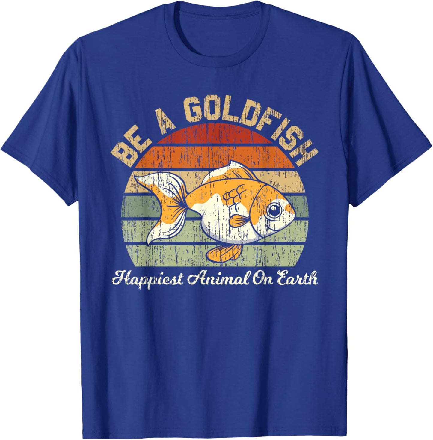 Be A Goldfish for a Soccer Motivational Quote T-Shirt - T-Shirt | Royal