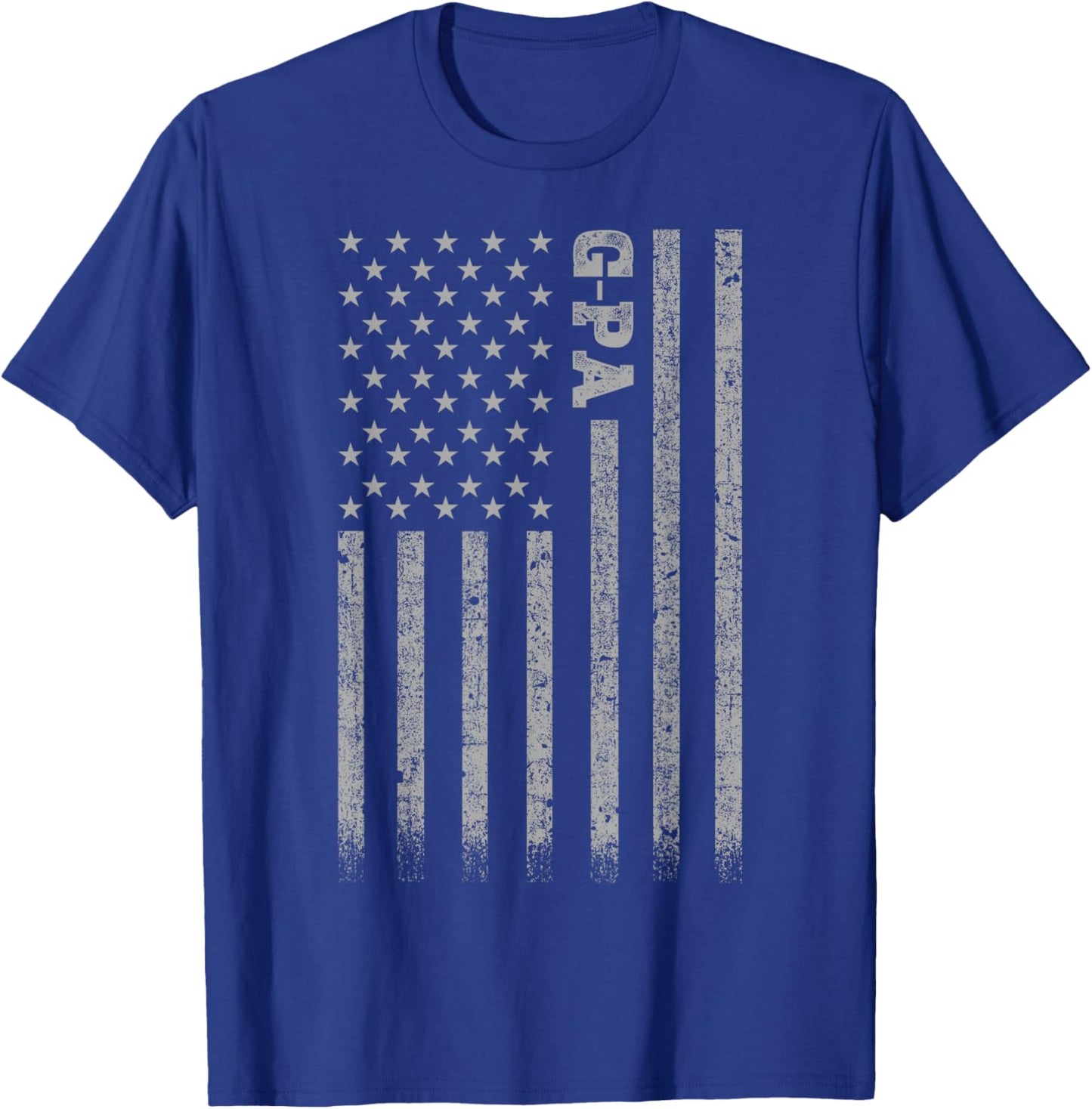 G-Pa American Flag T-Shirt - T-Shirt | Royal