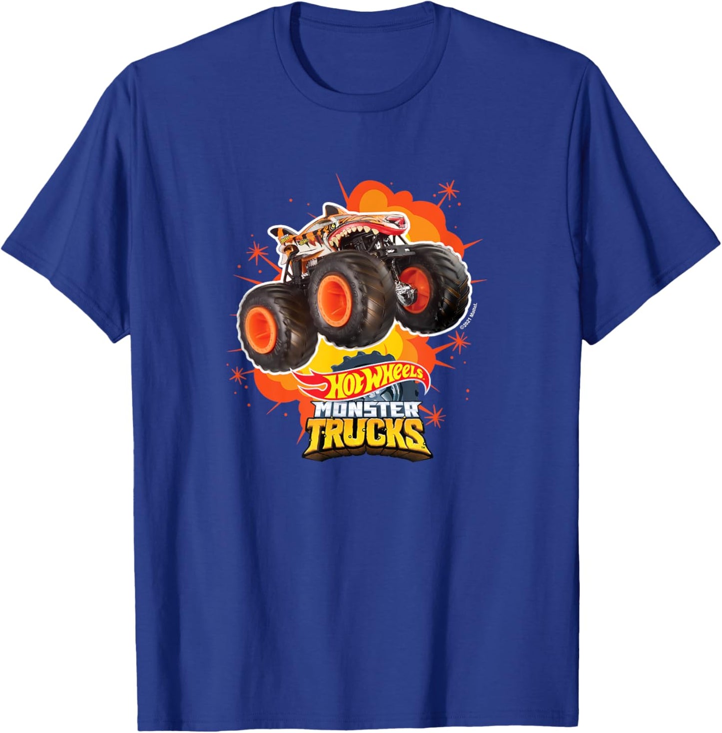 Hot Wheels - Tiger Shark T-Shirt - T-Shirt | Royal