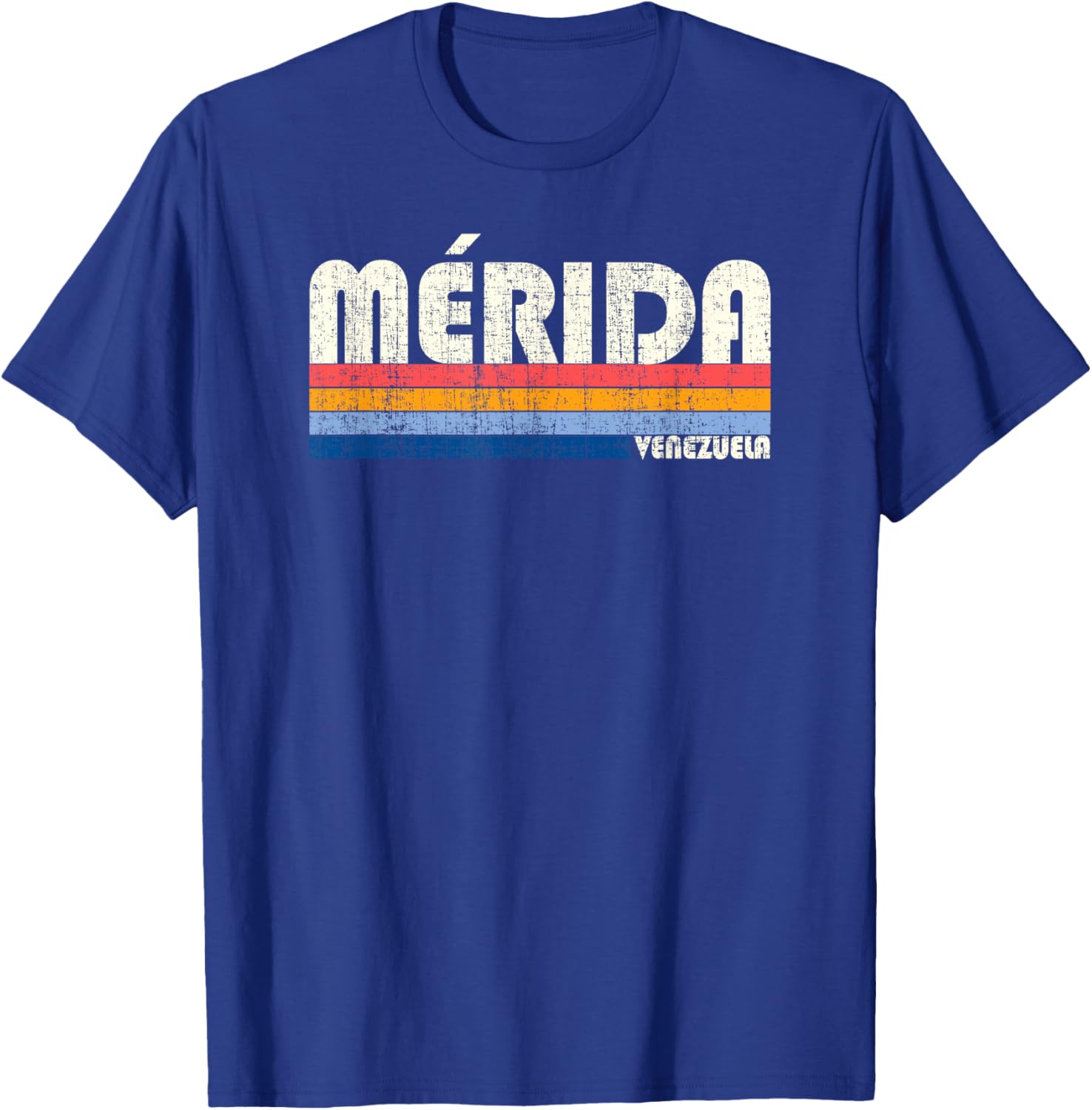 Retro Vintage 70s 80s Style Mérida, Venezuela T-Shirt - T-Shirt | Royal