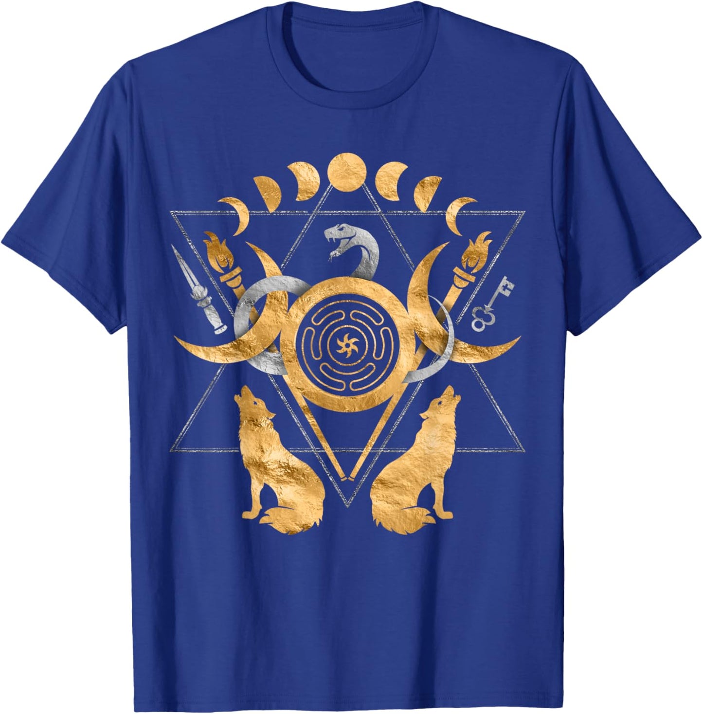 Symbols of Hecate Ornament T-Shirt - T-Shirt | Royal