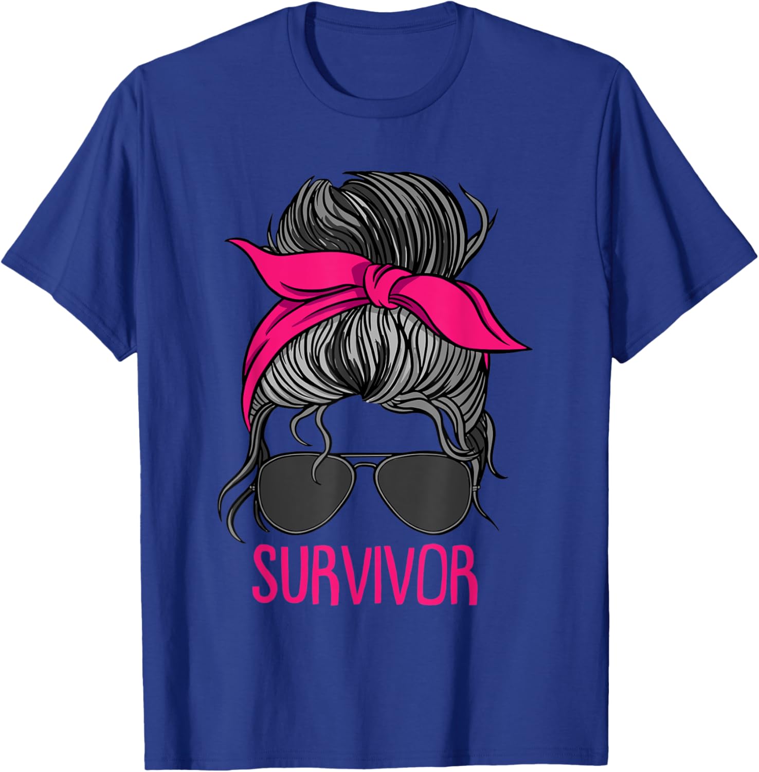 Breast Cancer Survivor Breast Cancer T-Shirt - T-Shirt | Royal