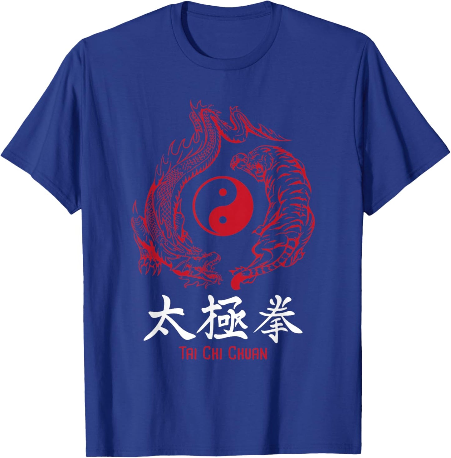 Tai Chi Chuan - Spiritual Meditation Mind Body Wellness T-Shirt - T-Shirt | Royal