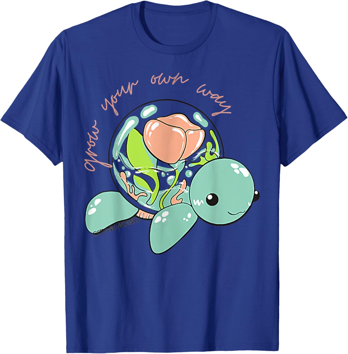 Grow your own way T-Shirt - T-Shirt | Royal