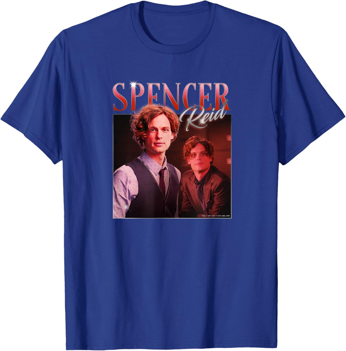Criminal Minds 80s Spencer Reid T-Shirt - T-Shirt | Royal