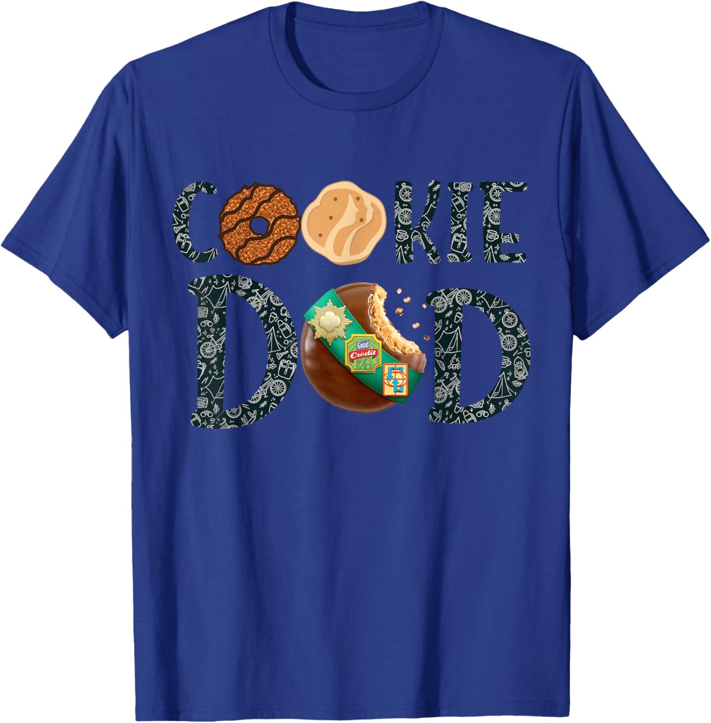 Scout Shirt Cookie Dad Family Girl Troop Leader Gift T-Shirt - T-Shirt | Royal