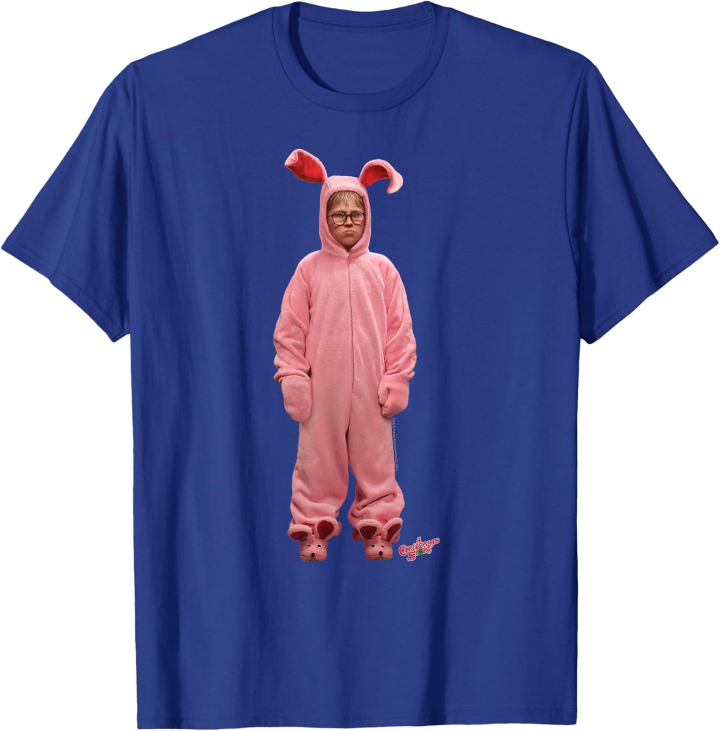 A Christmas Story Ralphie Pink Bunny Pink Nightmare T-Shirt - T-Shirt | Royal