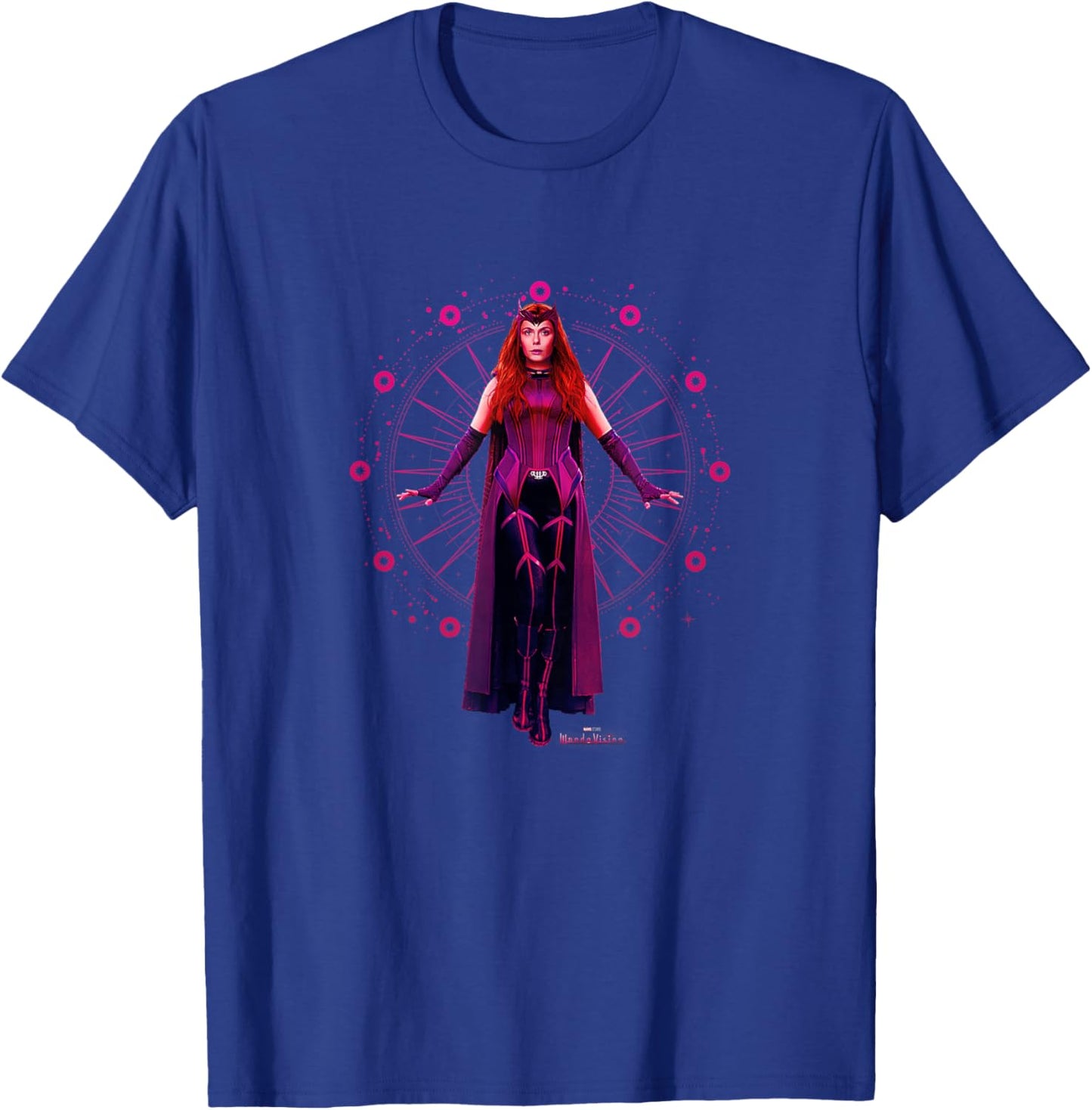 Marvel WandaVision The Scarlet Witch Floating Portrait T-Shirt - T-Shirt | Royal