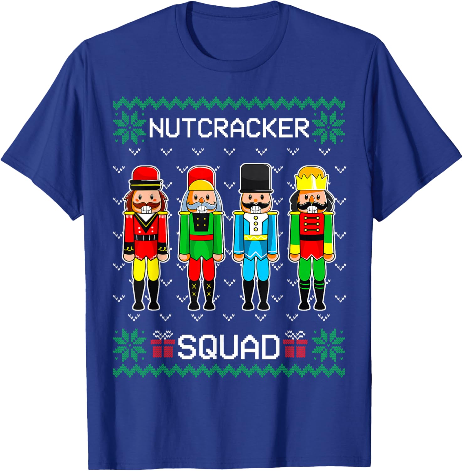Nutcracker Squad Ballet Dance Christmas Matching Family T-Shirt - T-Shirt | Royal