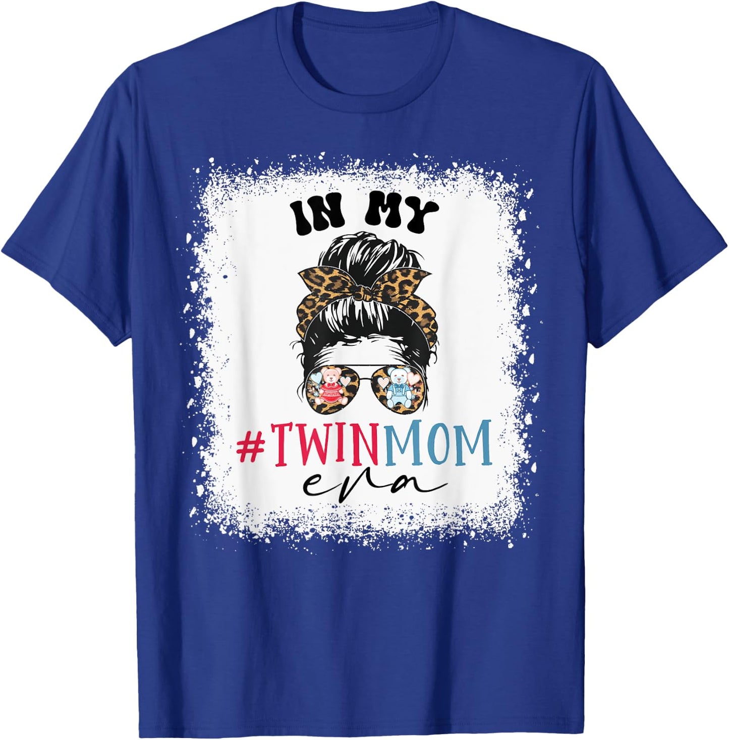 In My Twin Mom Era Mama Mothers Pregnancy Announcement T-Shirt - T-Shirt | Royal