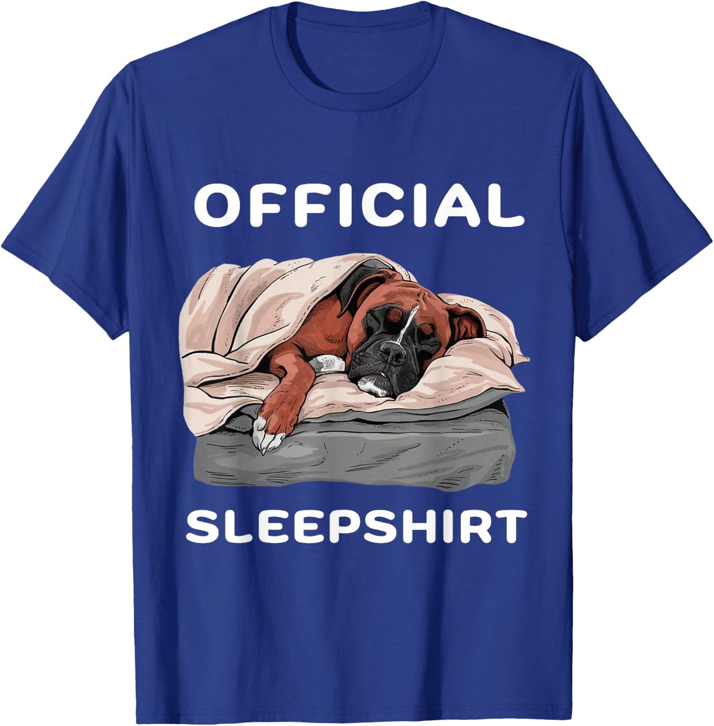 Boxer Dog Lover Official Sleepshirt Pyjamas T-Shirt - T-Shirt | Royal