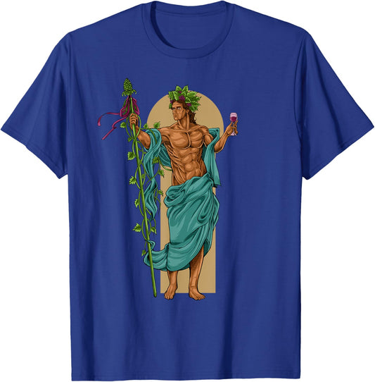 God of Greek mythology - Bacchus Dionysus T-Shirt - T-Shirt | Royal
