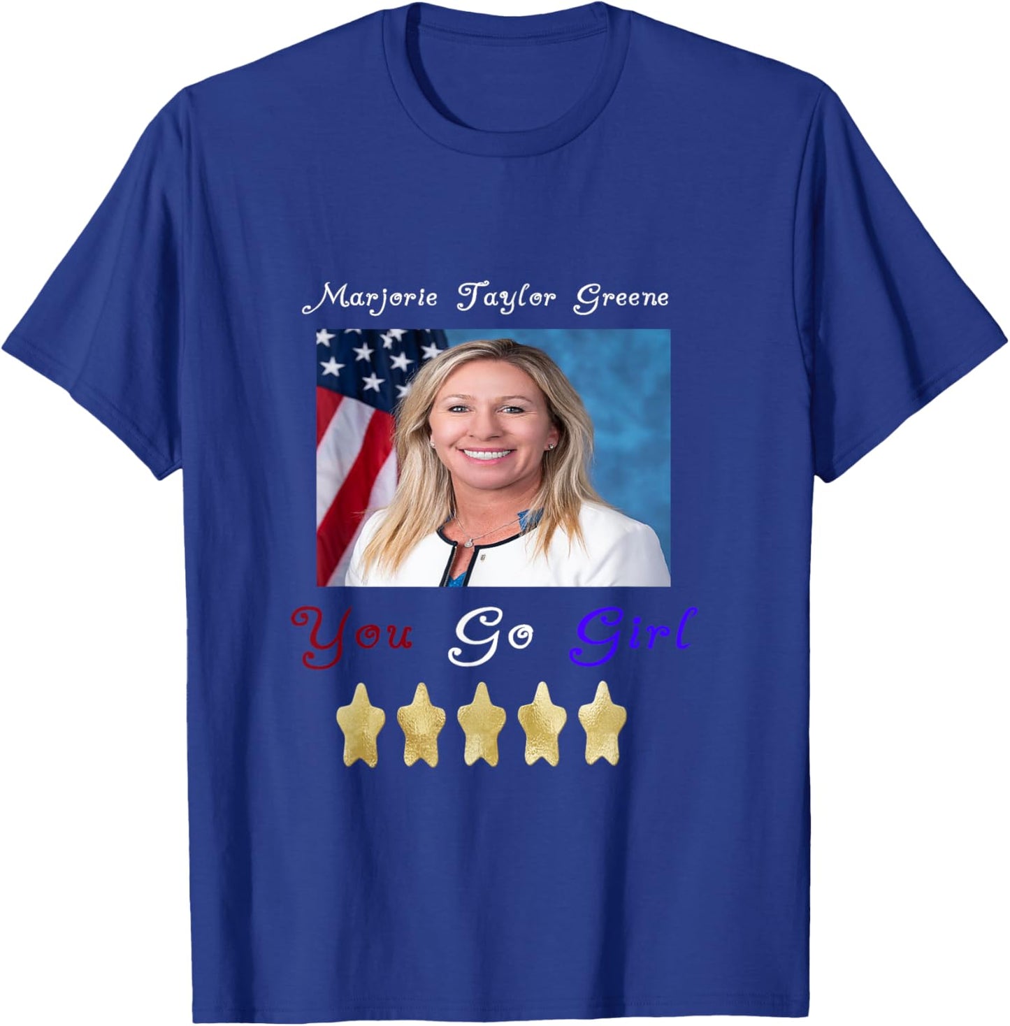 Marjorie Taylor Greene T-Shirt - T-Shirt | Royal