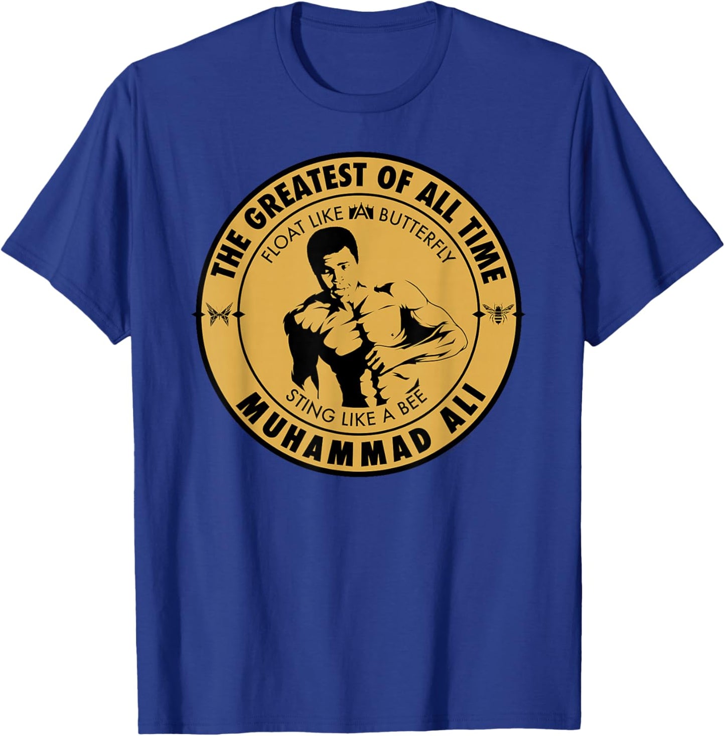Muhammad Ali - The Champ Float Like A Butterfly T-Shirt - T-Shirt | Royal
