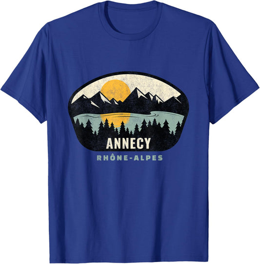 Annecy France, Rhône-Alpes Vacation T-Shirt - T-Shirt | Royal