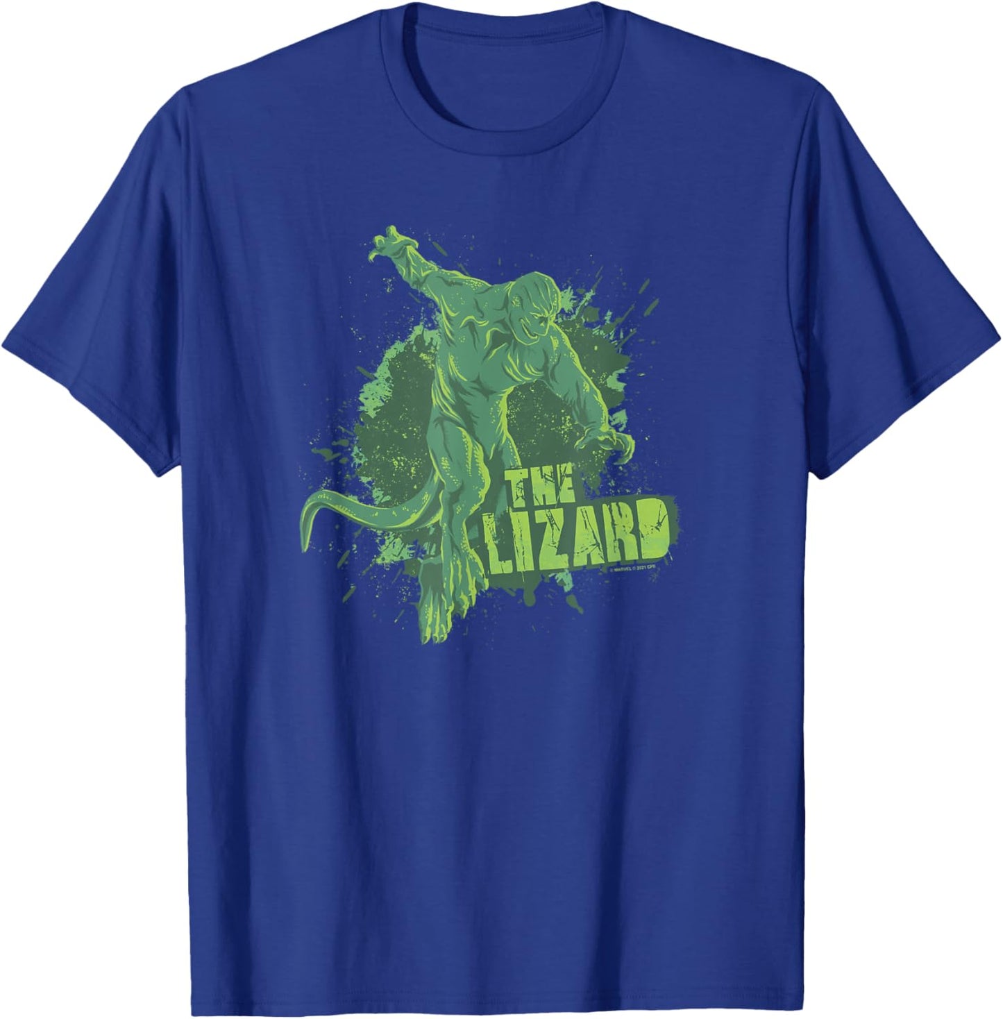 Marvel Spider-Man No Way Home The Lizard Paint Splatter T-Shirt - T-Shirt | Royal
