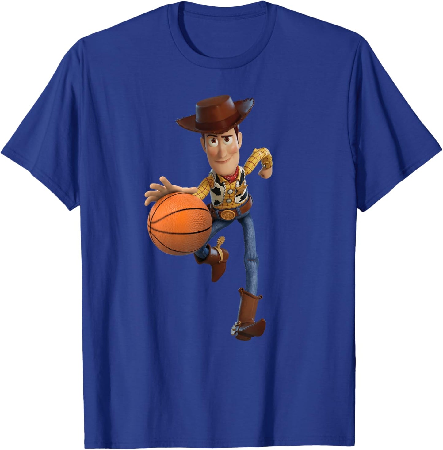 Disney Toy Story Sheriff Woody Basketball T-Shirt - T-Shirt | Royal