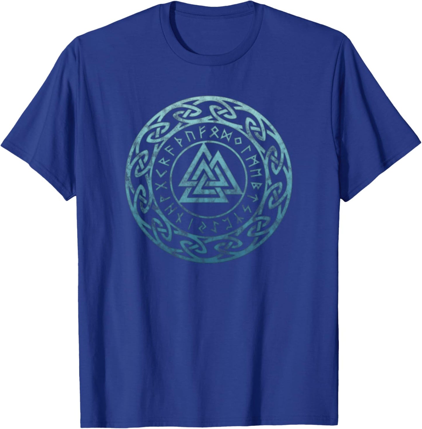 Valknut, Odin, Viking Symbol, Pagan Nordic Germanic T-Shirt - T-Shirt | Royal
