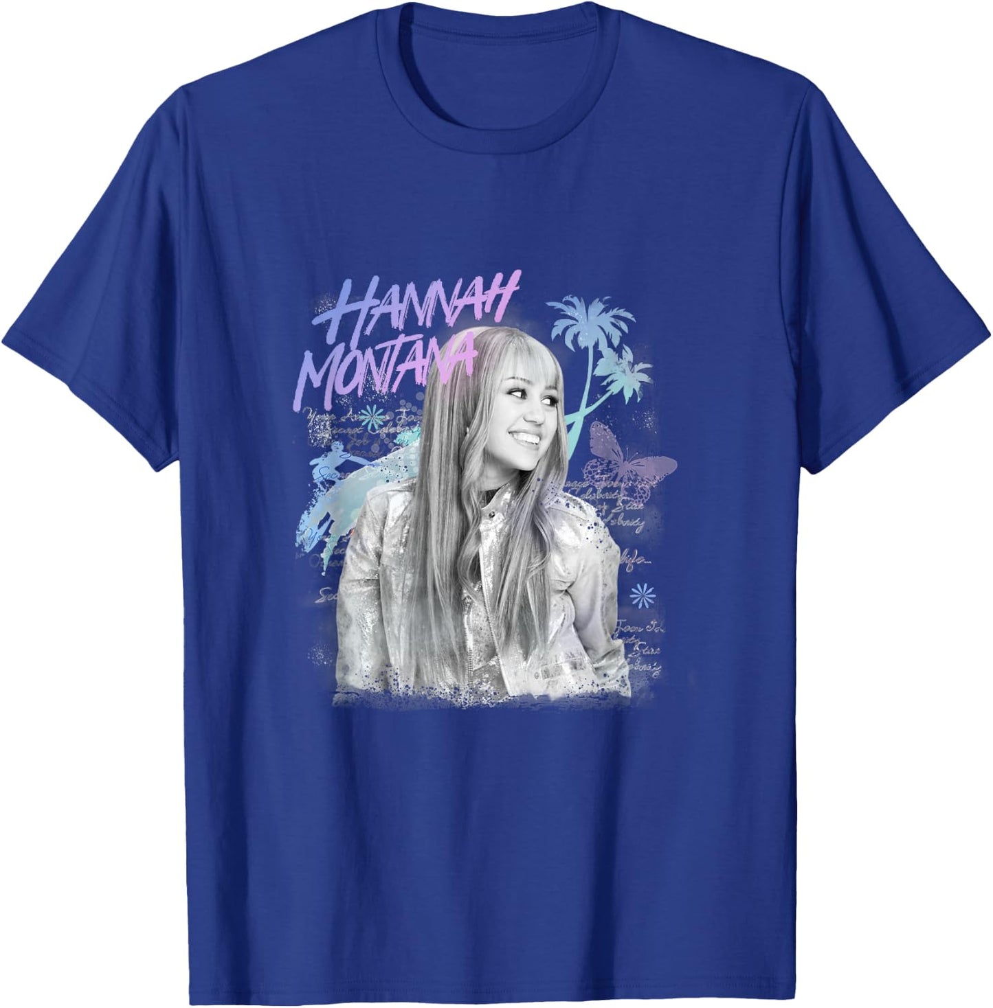 Disney Hannah Montana Iconic Teen Idol Big Chest Portrait T-Shirt - T-Shirt | Royal