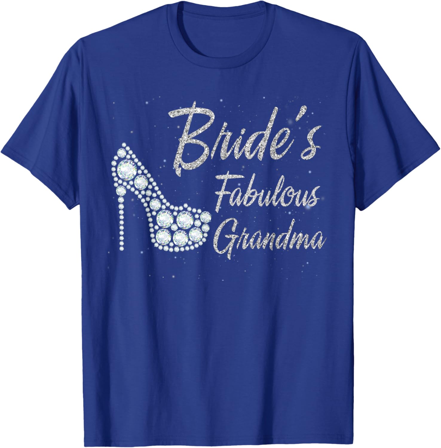 Bride's Fabulous Grandma, Grandma Of The Bride T-Shirt - T-Shirt | Royal